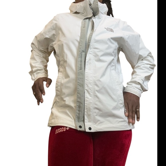 White The North Face Rain/Wind Proof jacket HYVENT - Picture 5 of 9